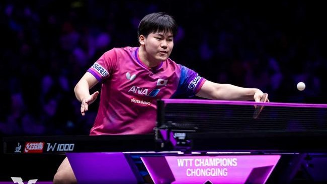 衝撃の中国越え　18歳・松島輝空が世界ランク1位・王楚欽を撃破＜卓球・WTTチャンピオンズ重慶2026＞