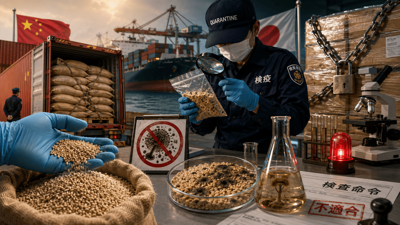 中国産ごまから発がん性アフラトキシン検出　3万6000キロを全量保管、日本の食卓を守る輸入検査の重要性