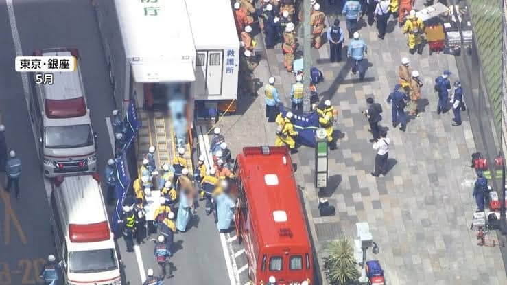 銀座“刺激臭スプレー”まき散らし事件　大阪・堺市に住む中国籍の大学生の24歳男を傷害の疑いで逮捕　供述を拒否  (1)