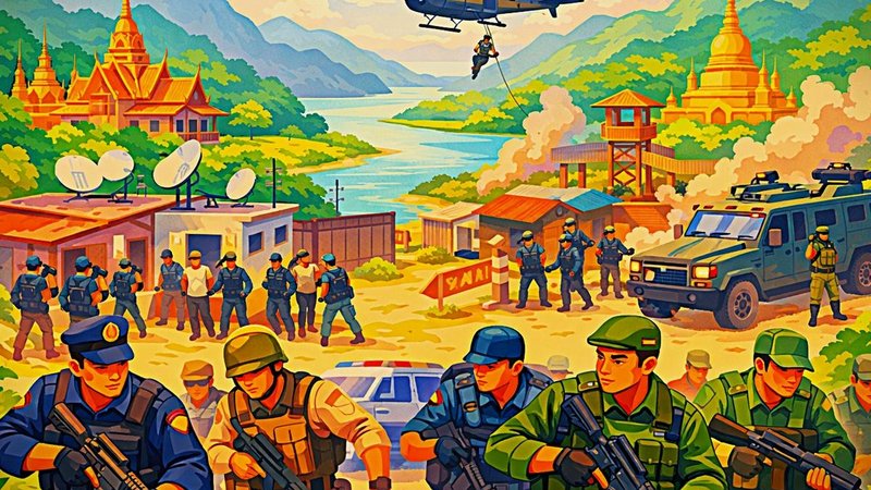 カンボジア・ラオスが国境詐欺網を合同掃討　中国系犯罪組織が築いた「サイバー奴隷経済」から日本を守れるか